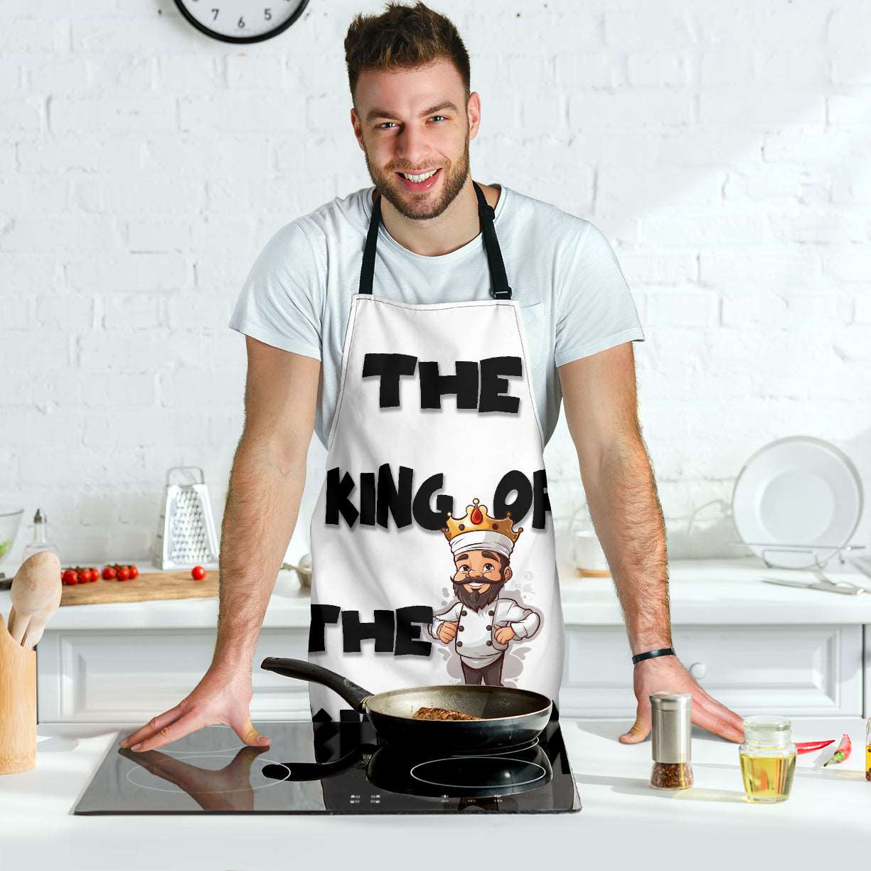 King of Kitchen Funny Apron Universal Fit