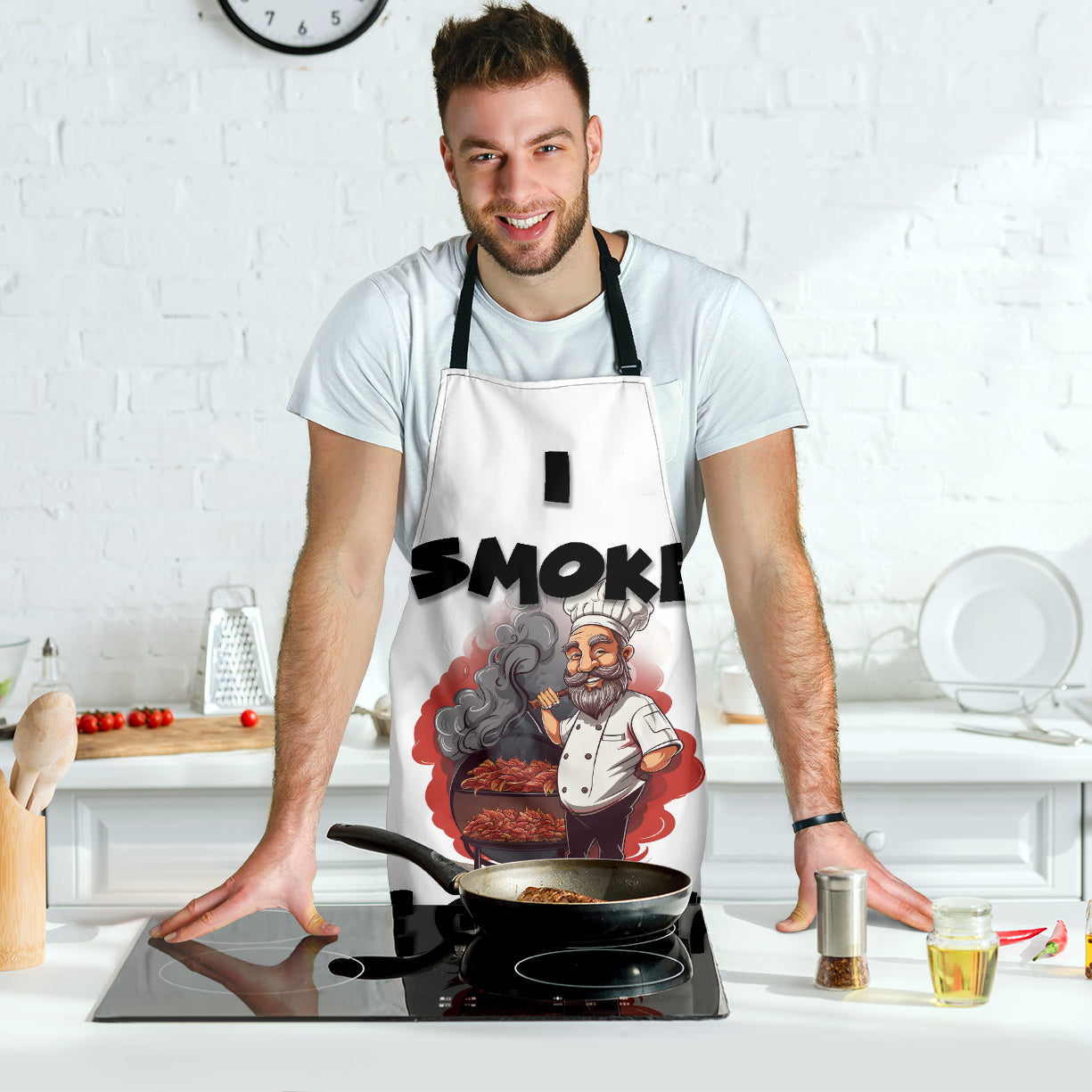 Smoke Stuff Black Funny Apron Universal Fit