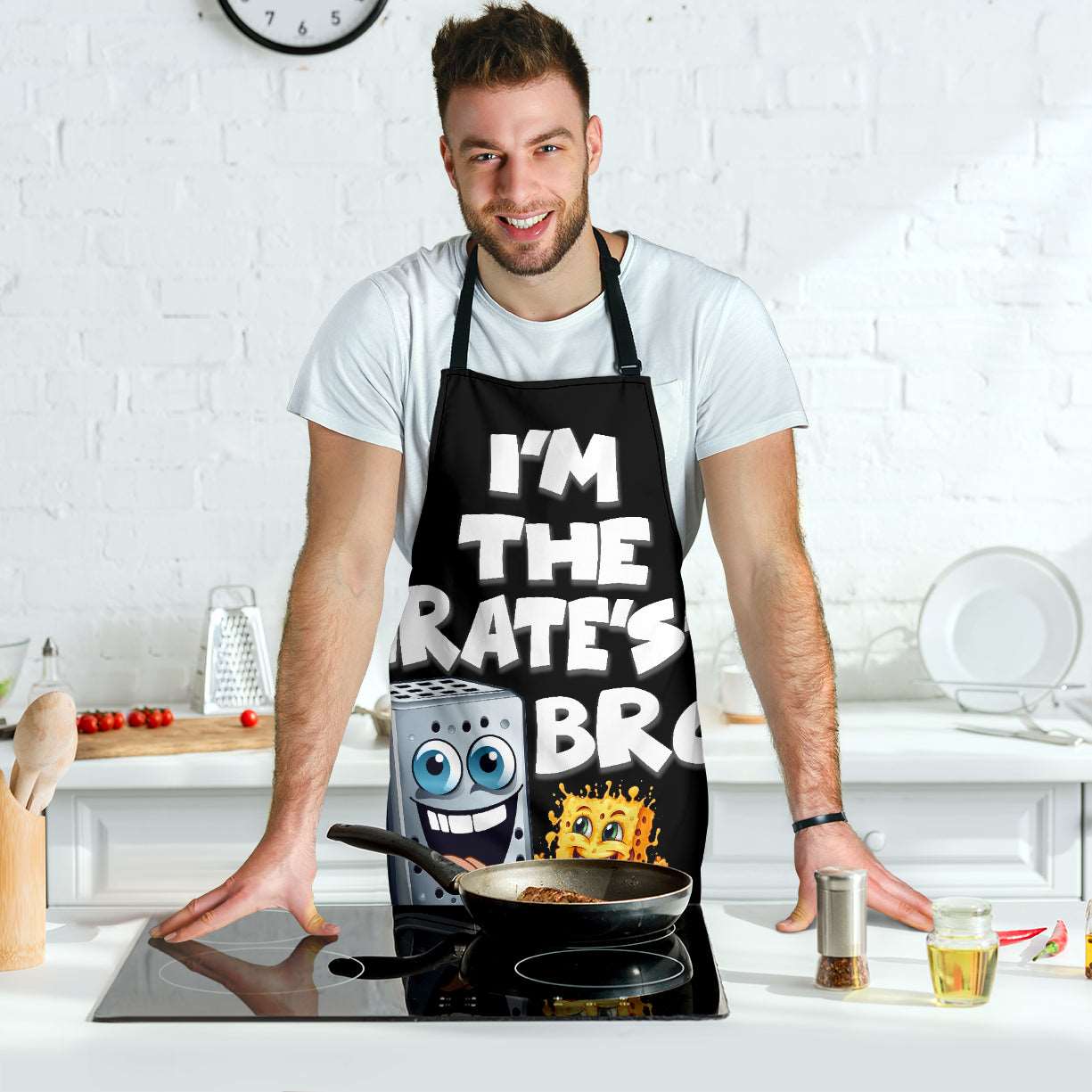 Grate Bro Funny Apron Universal Fit