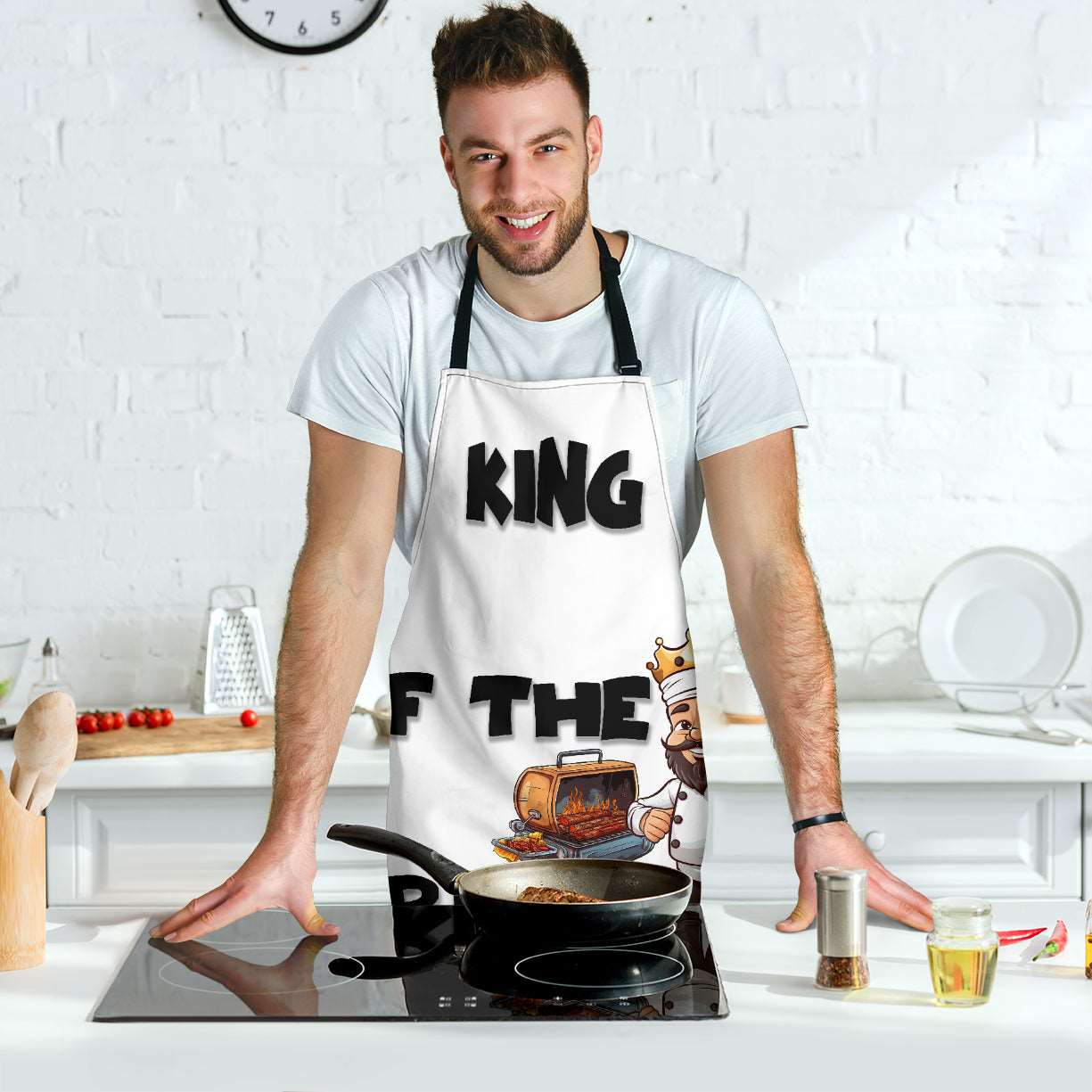 King of The Grill Funny Apron Universal Fit