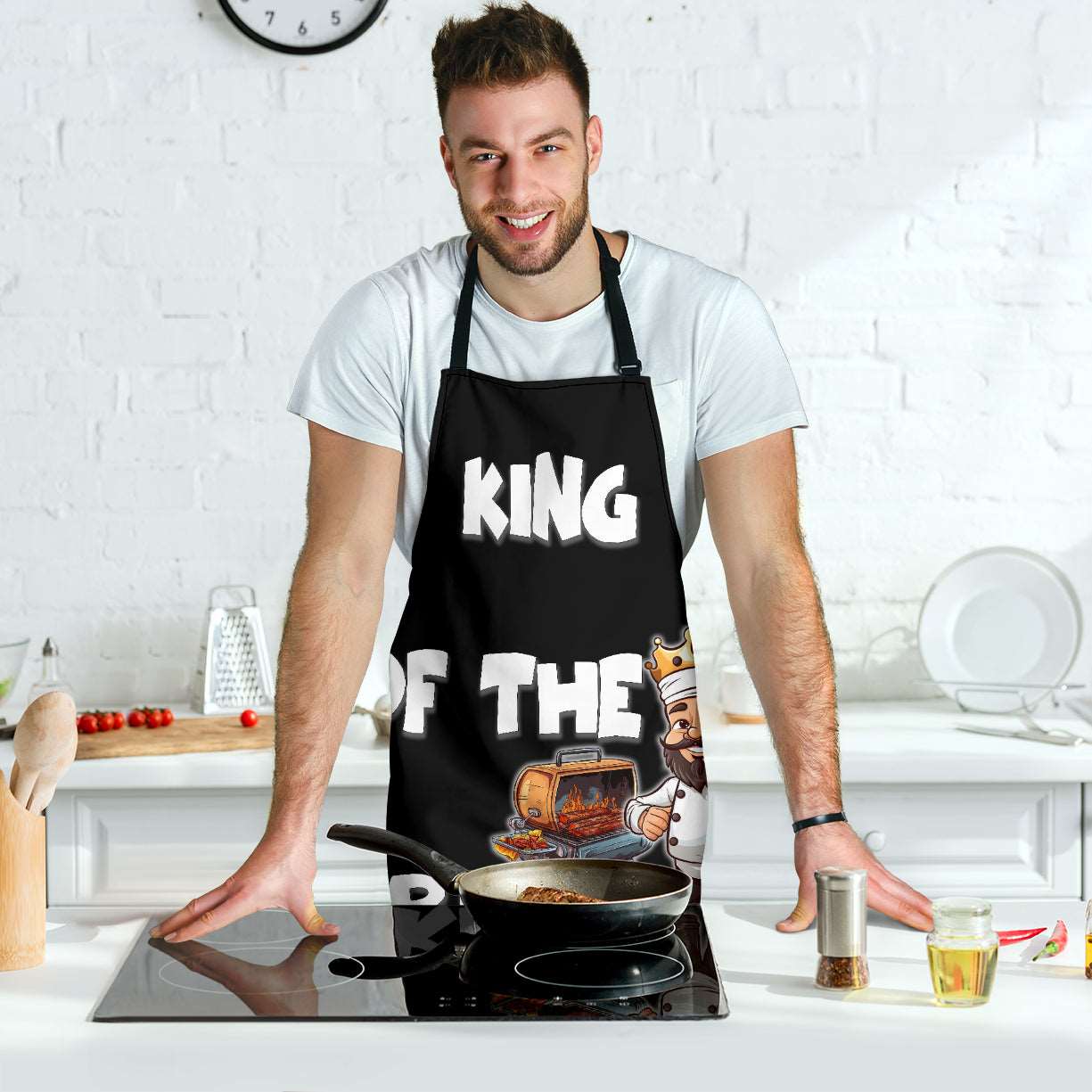 King of The Grill Funny Apron Universal Fit