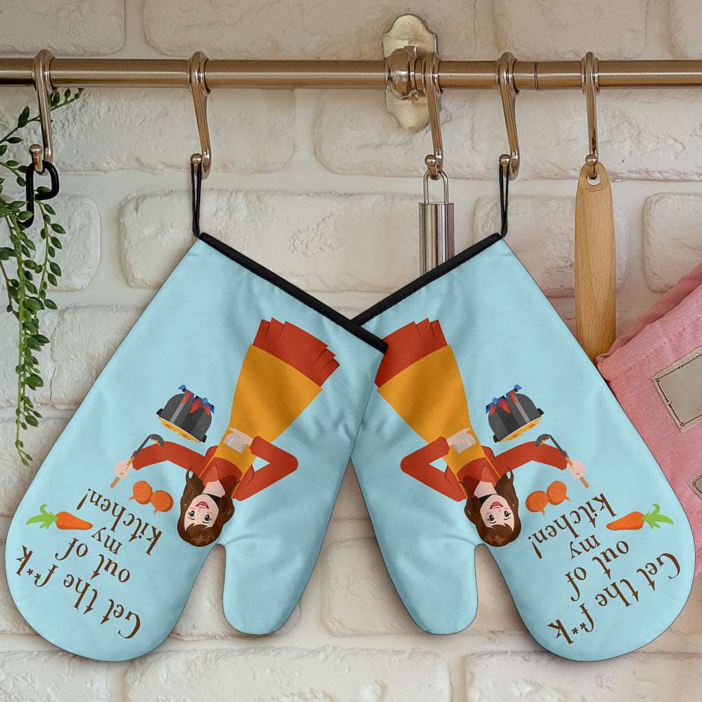 Get The F**K Funny Oven Mitts