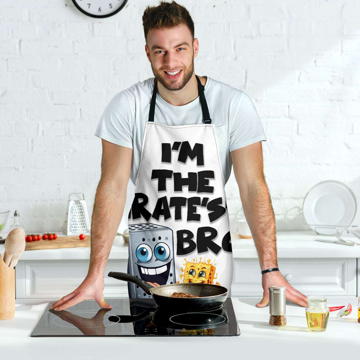 Grate Bro Funny Apron Universal Fit