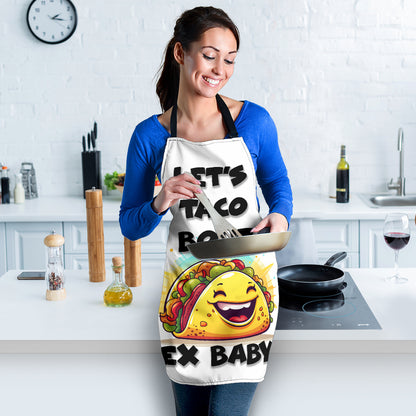 Taco Sex Black Funny Apron Universal Fit