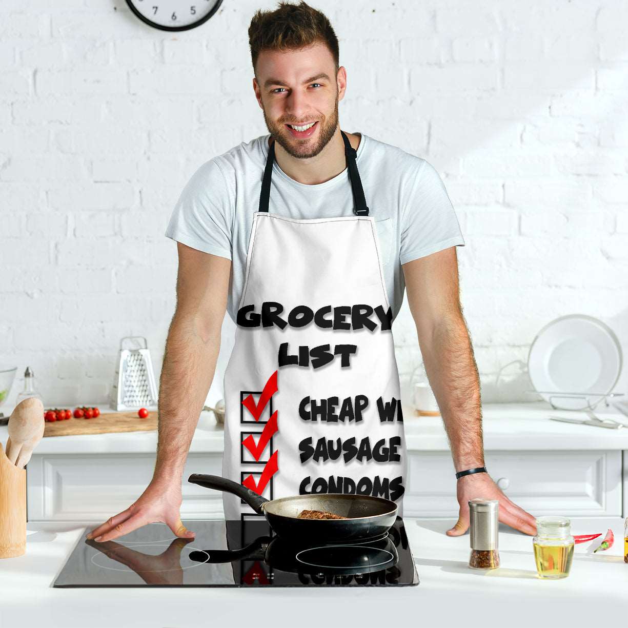 Grocery Funny Apron Universal Fit