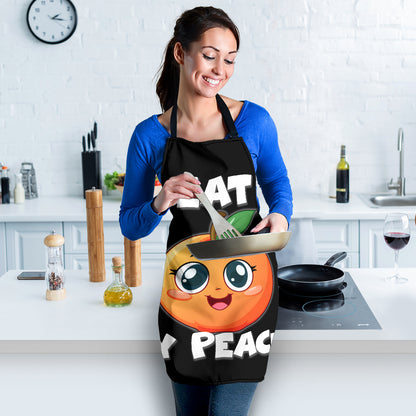 Eat Peach Funny Apron Universal Fit