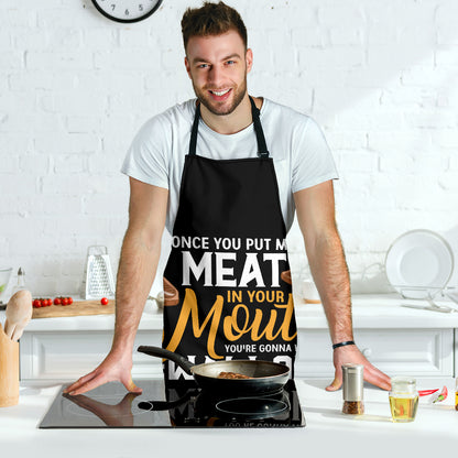 My meat Funny Apron Universal Fit