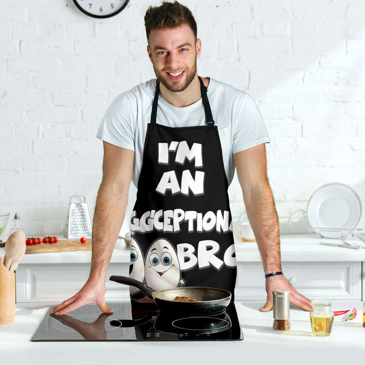 Egg Bro Funny Apron Universal Fit