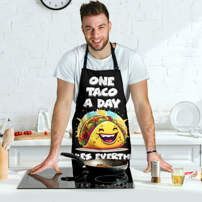 Taco Okay Funny Apron Universal Fit