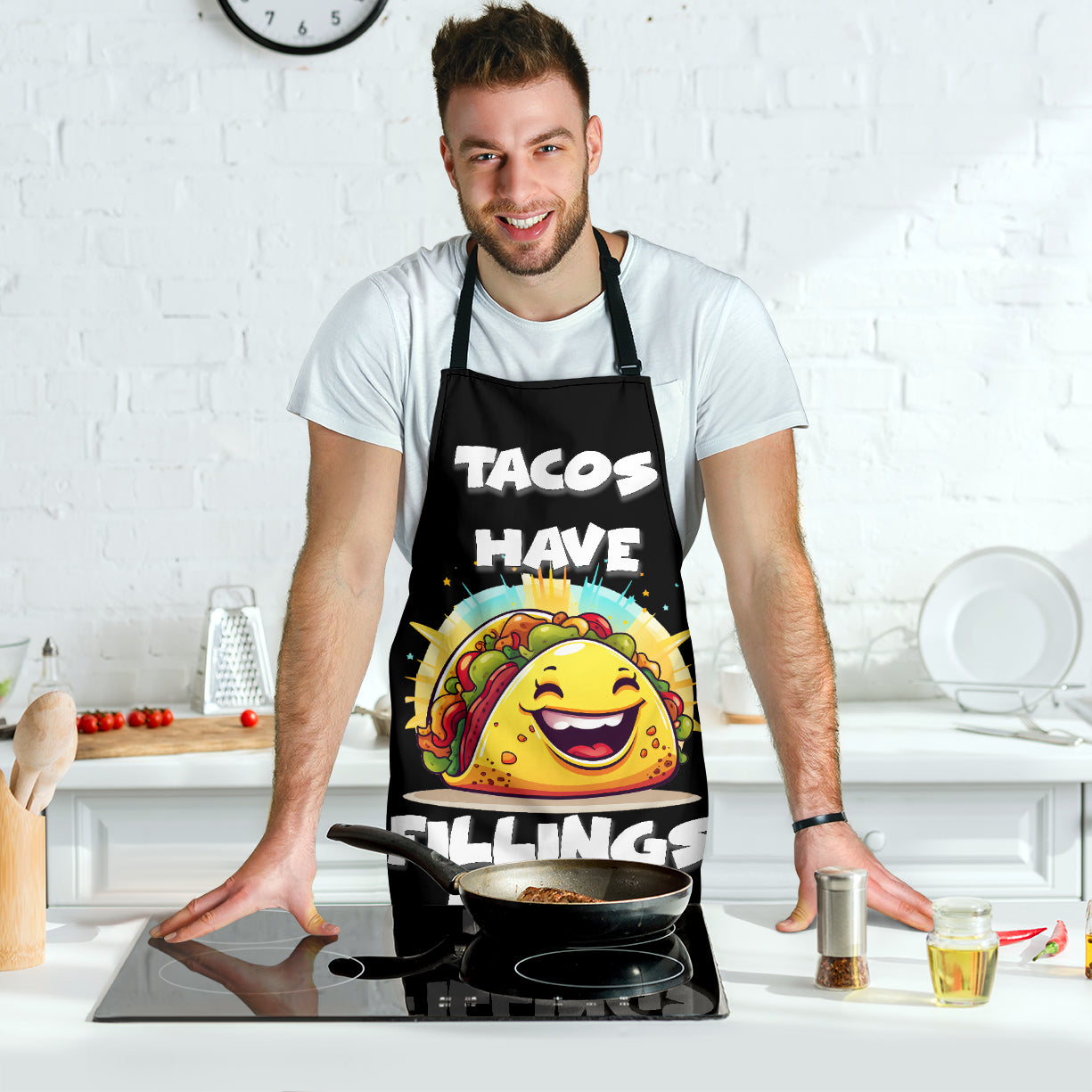 Tacos Fillings Funny Apron Universal Fit