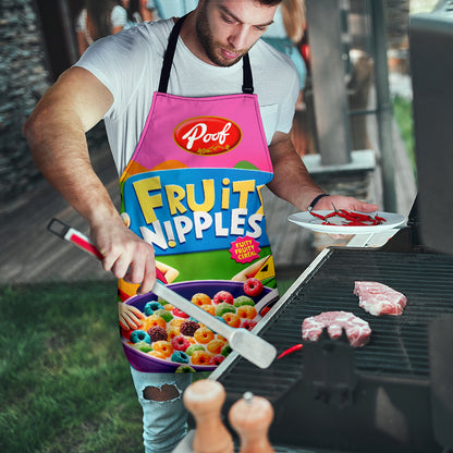 Fruity Nipples Funny Apron Universal Fit