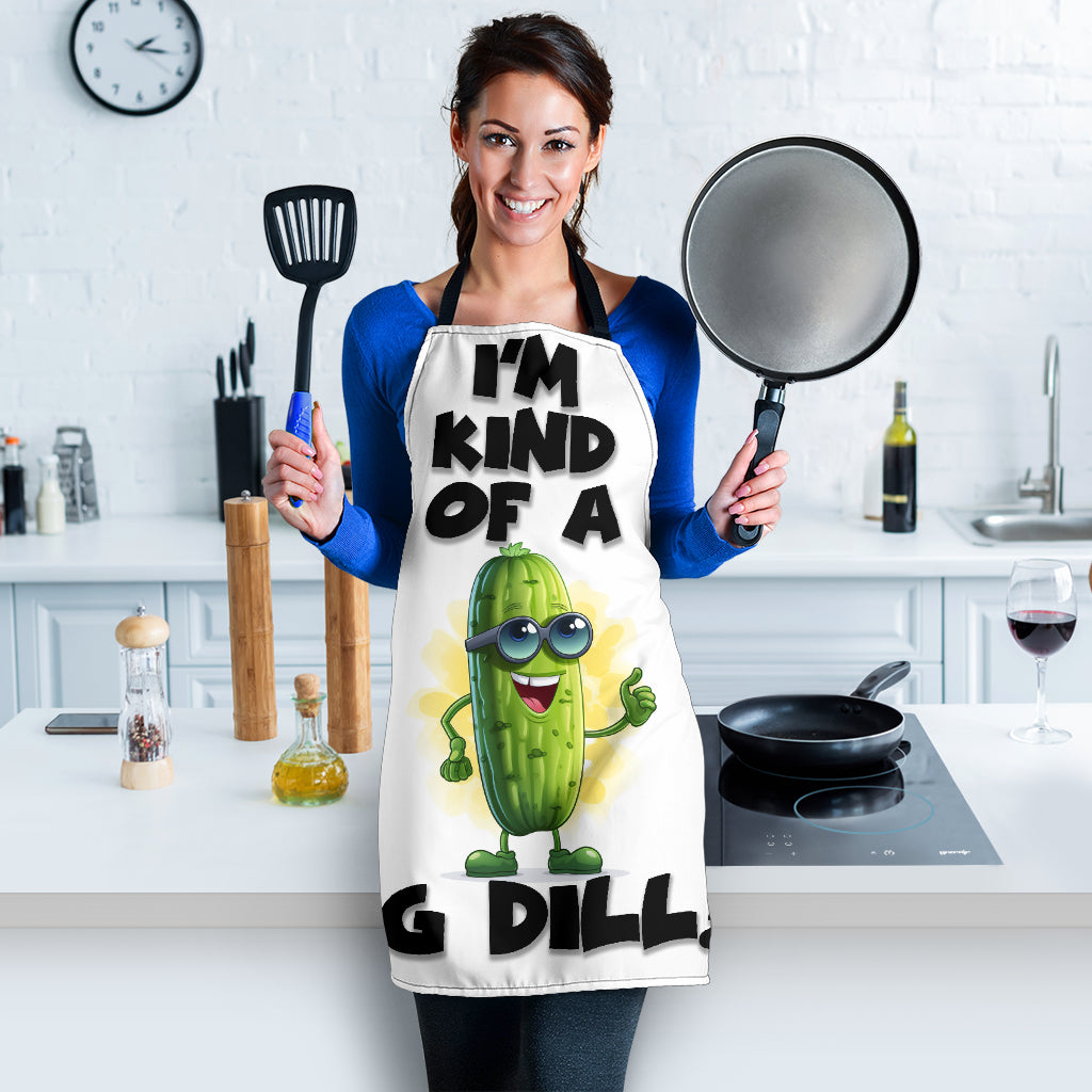 Big Dill Funny Apron Universal Fit