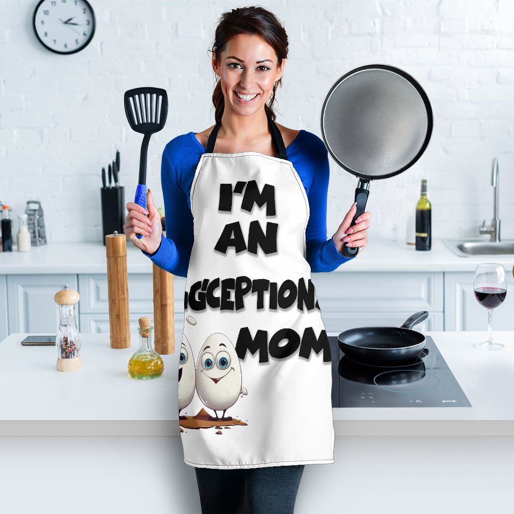 Egg Mom Funny Apron Universal Fit