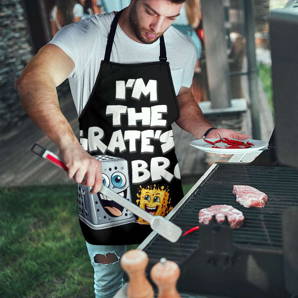 Grate Bro Funny Apron Universal Fit