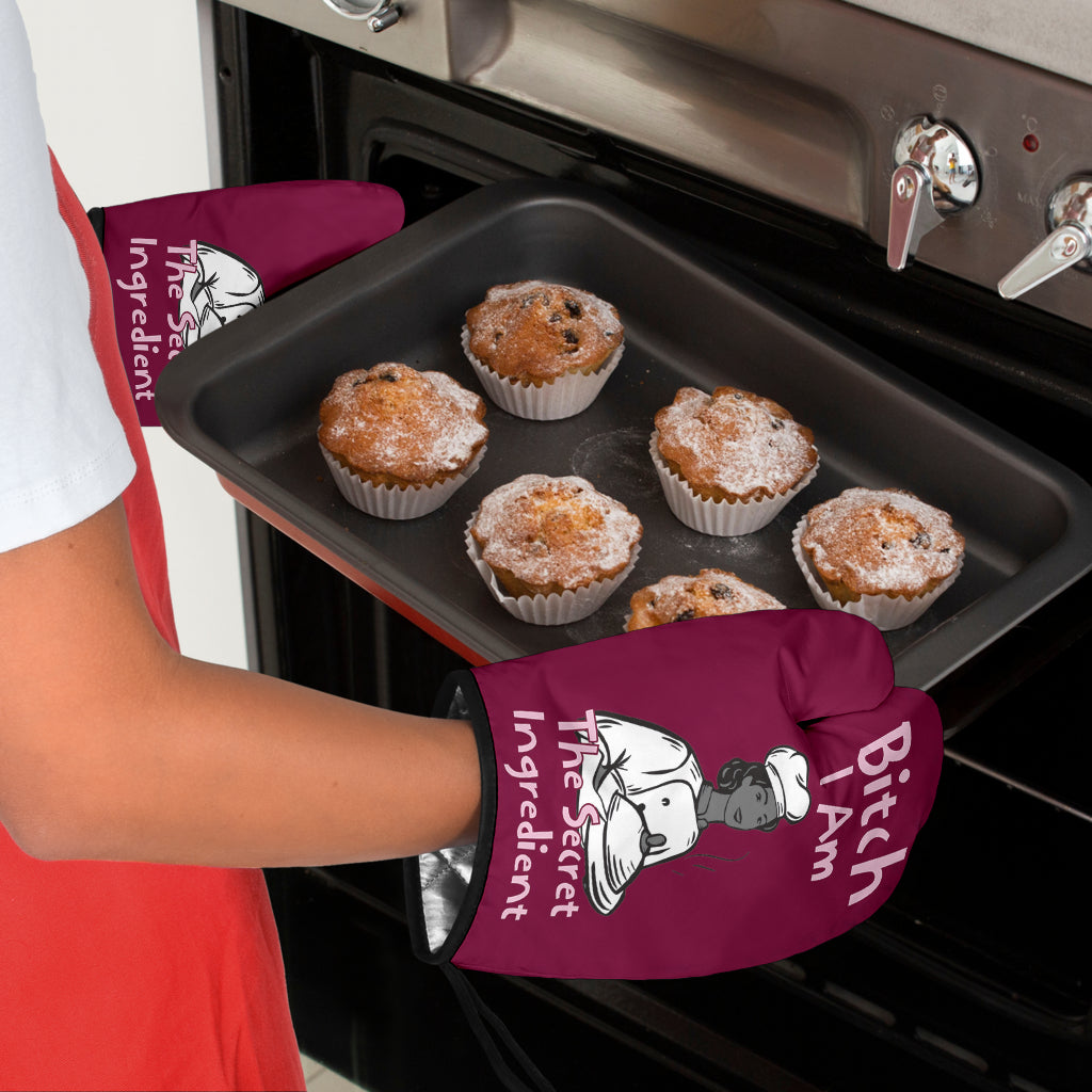 Secret Ingredient Funny Oven Mitts