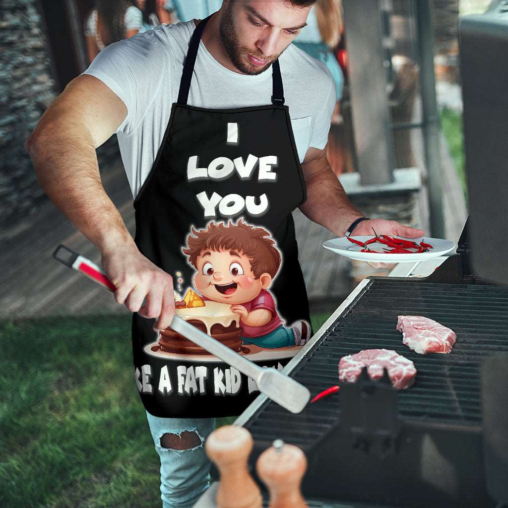 Fat Kid Funny Apron Universal Fit