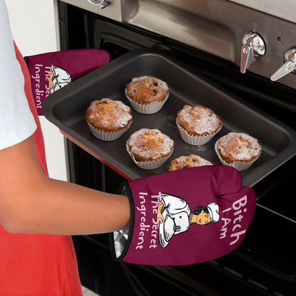 Secret Ingredient Funny Oven Mitts