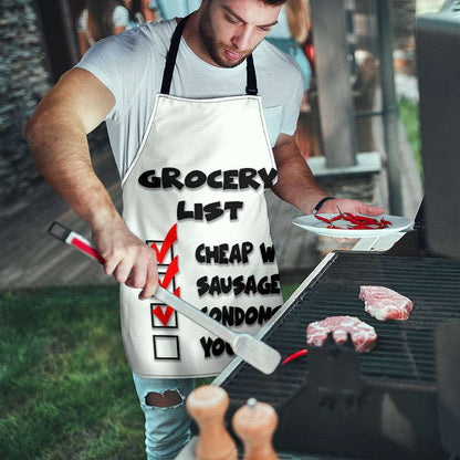 Grocery Funny Apron Universal Fit