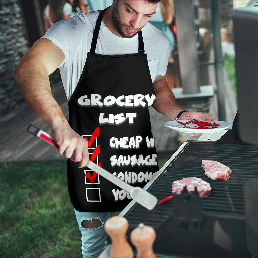 Grocery Funny Apron Universal Fit