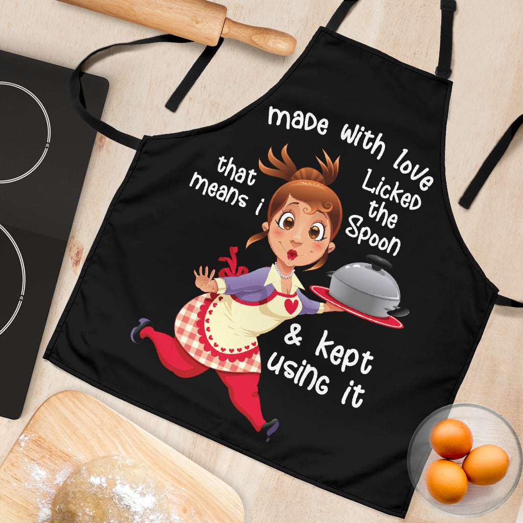 Made with love Funny Apron Universal Fit