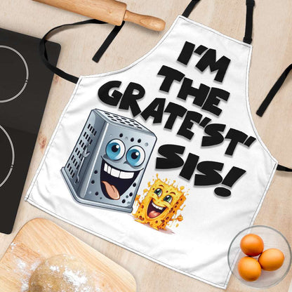 Grate Sis Funny Apron Universal Fit