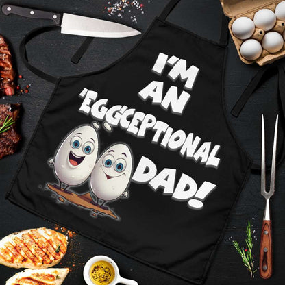 Egg Dad Funny Apron Universal Fit