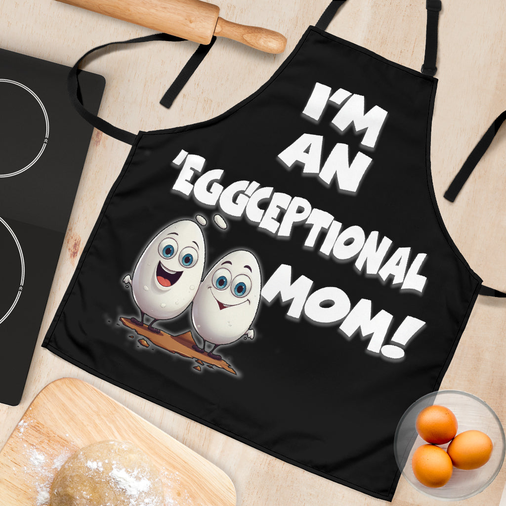 Egg Mom Funny Apron Universal Fit