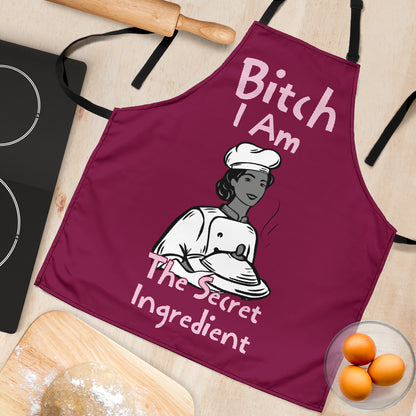 Secret Ingredient Funny Apron Universal Fit