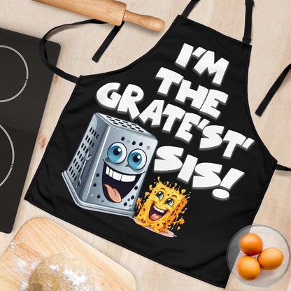 Grate Sis Funny Apron Universal Fit