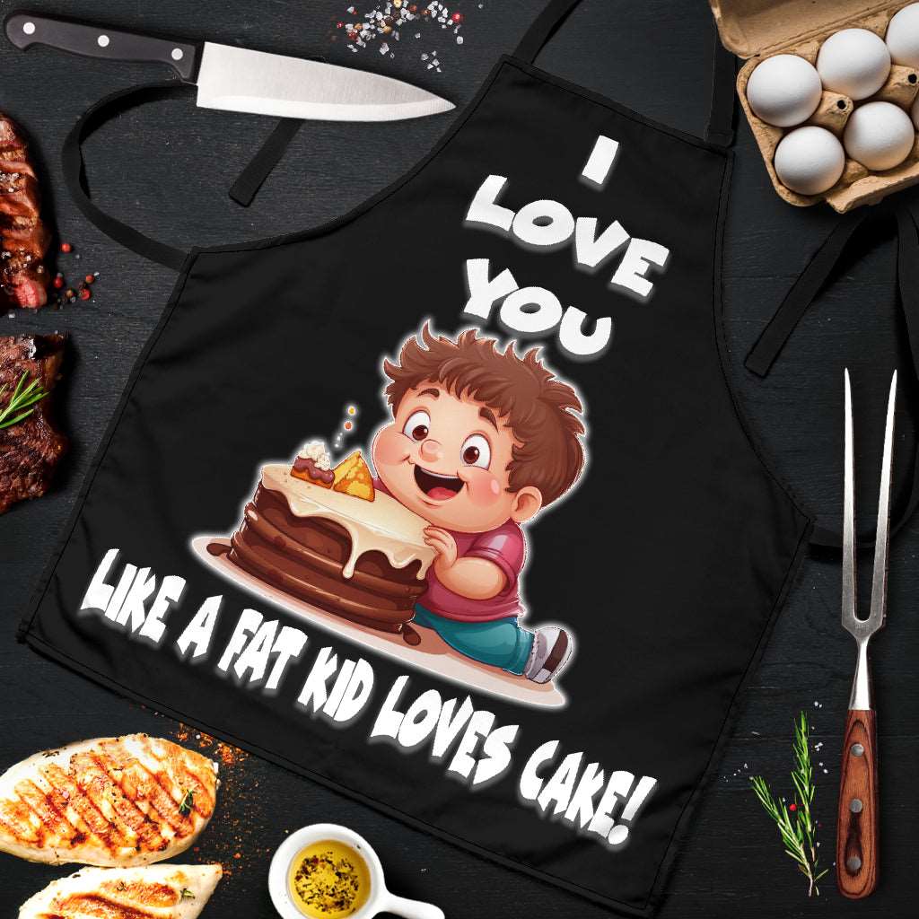 Fat Kid Funny Apron Universal Fit