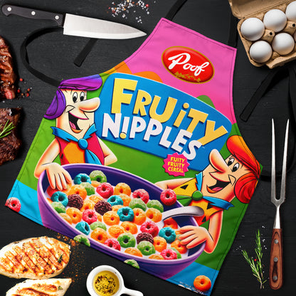 Fruity Nipples Funny Apron Universal Fit