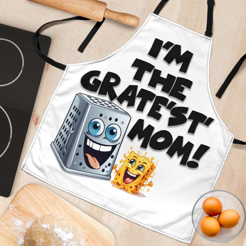 Grate Mom Funny Apron Universal Fit