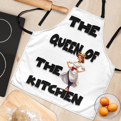 Queen of Kitchen Funny Apron Universal Fit