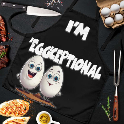 Eggceptional Funny Apron Universal Fit