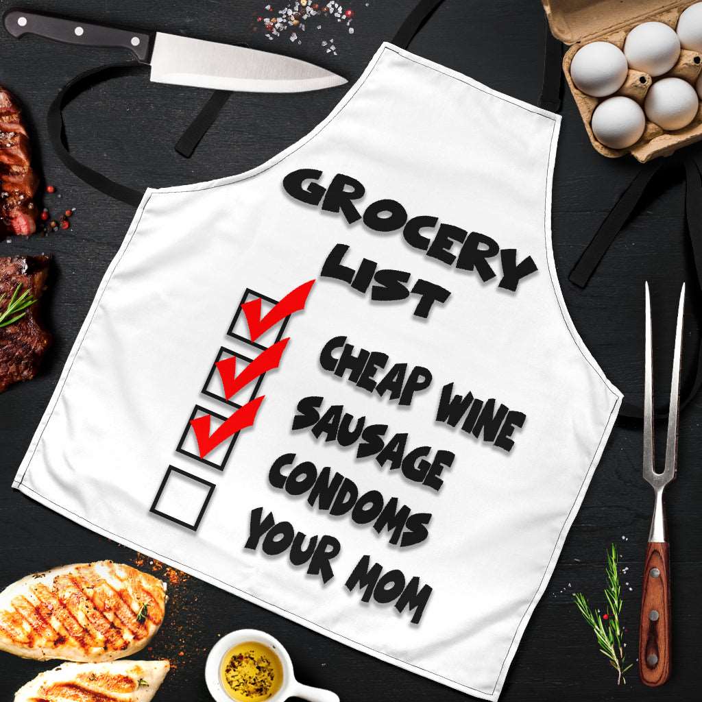 Grocery Funny Apron Universal Fit