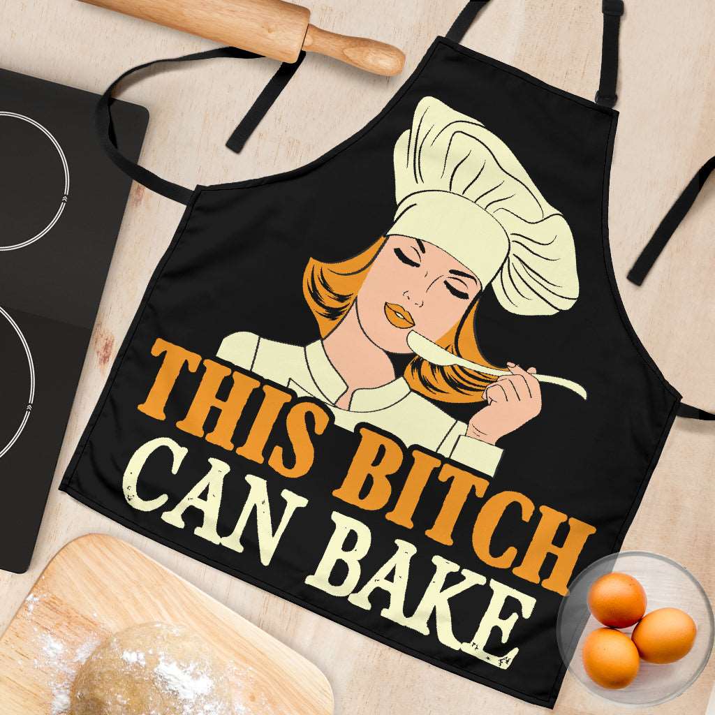 Bitch Bake Funny Apron Universal Fit