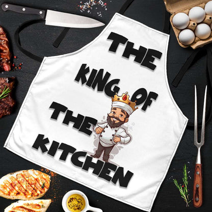 King of Kitchen Funny Apron Universal Fit