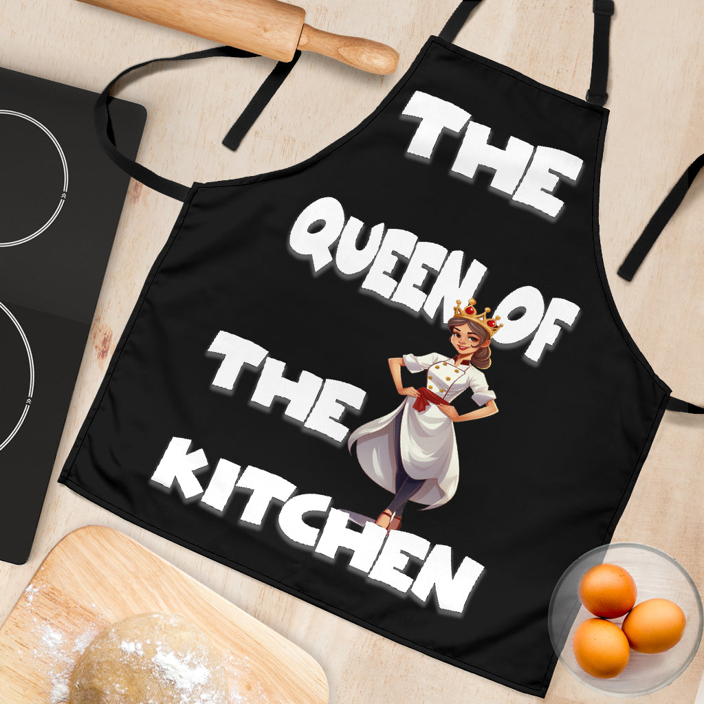 Queen of Kitchen Funny Apron Universal Fit