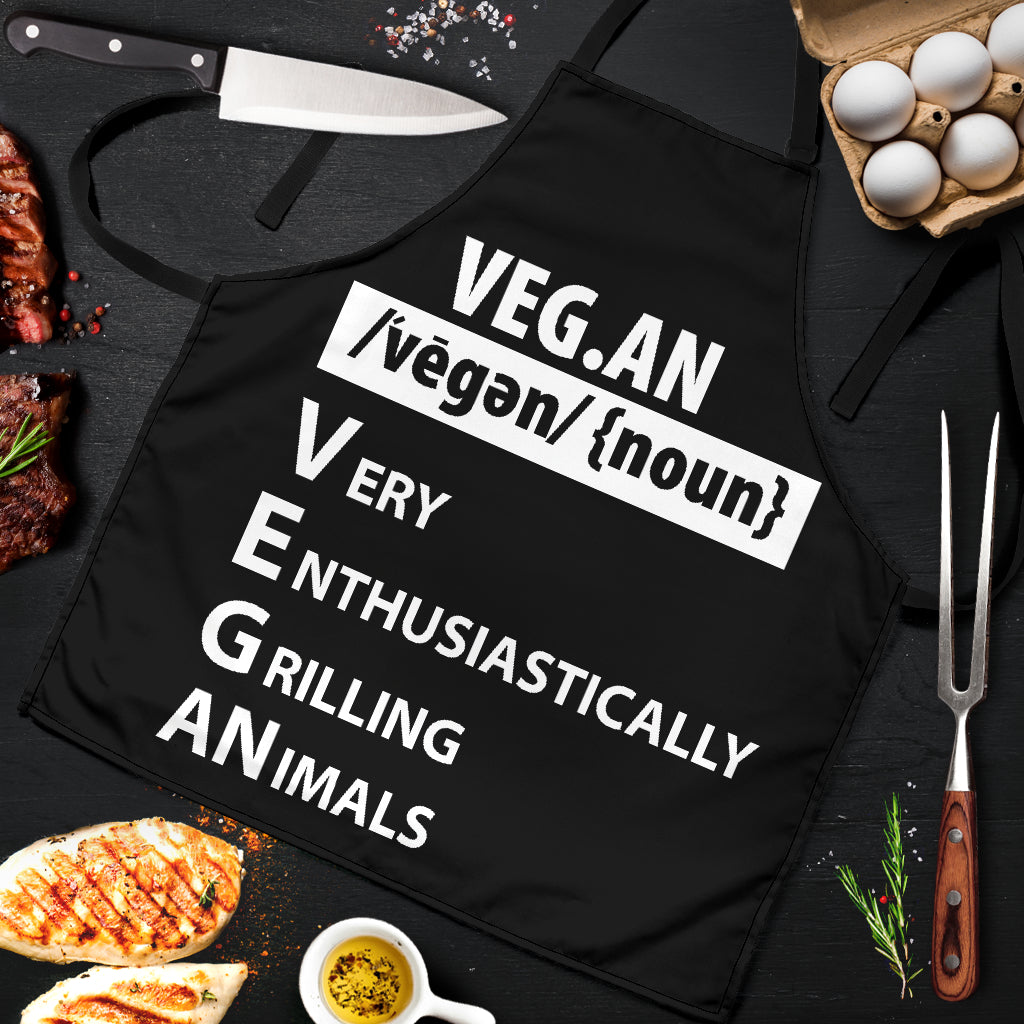 VEGAN Funny Apron Universal Fit