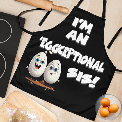 Egg Sis Funny Apron Universal Fit