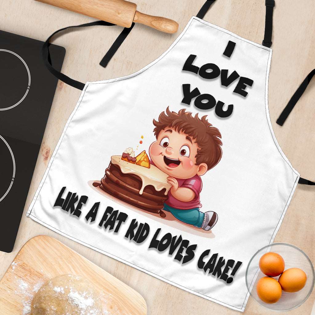 Fat Kid Funny Apron Universal Fit