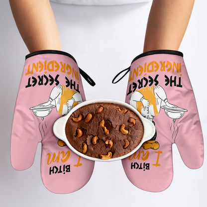 Secret Ingredient Funny Oven Mitts