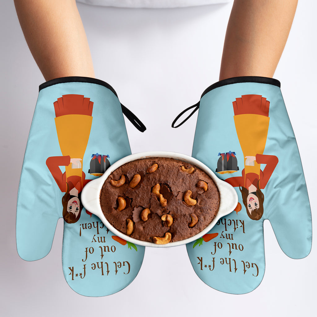 Get The F**K Funny Oven Mitts