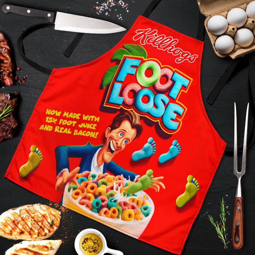 Foot Loose Funny Apron Universal Fit