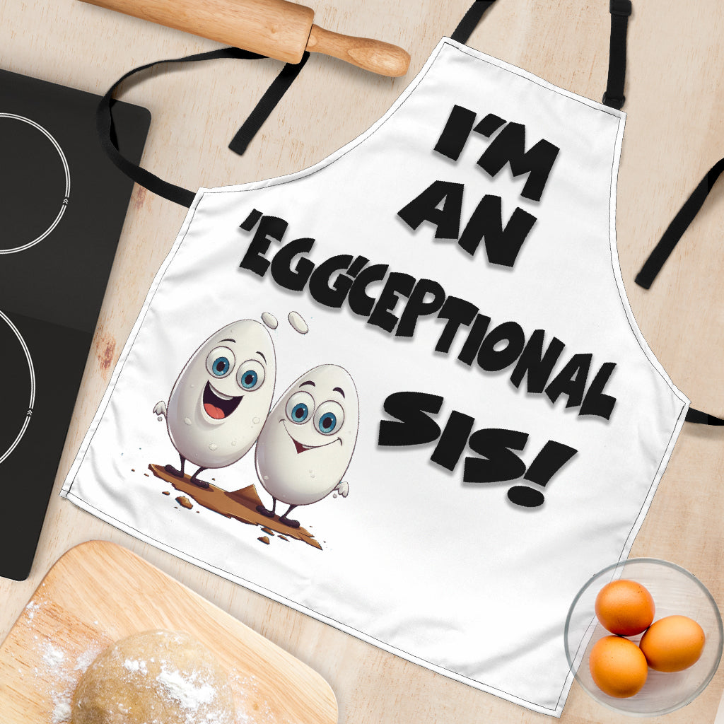 Egg Sis Funny Apron Universal Fit