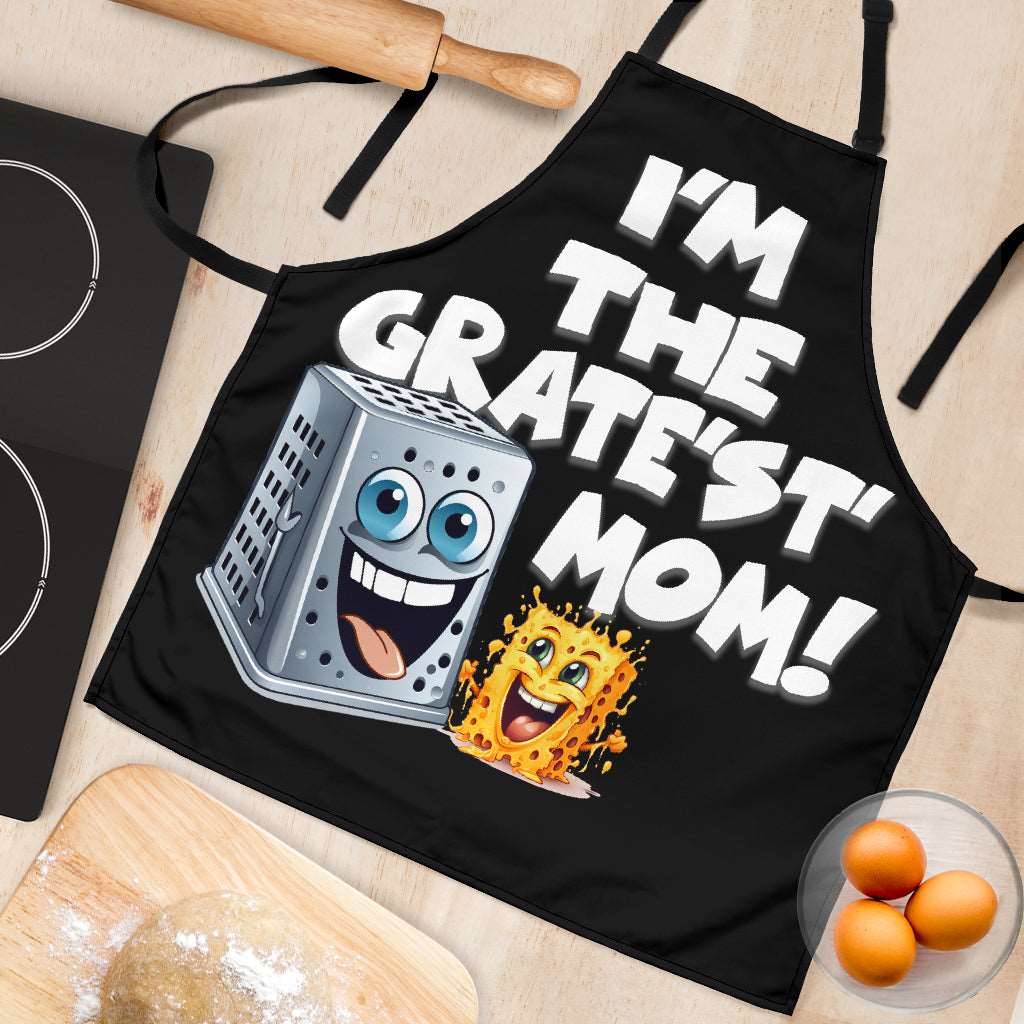 Grate Mom Funny Apron Universal Fit