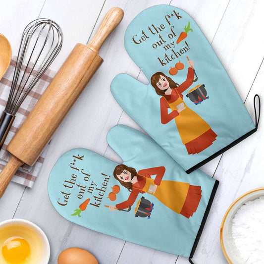 Get The F**K Funny Oven Mitts