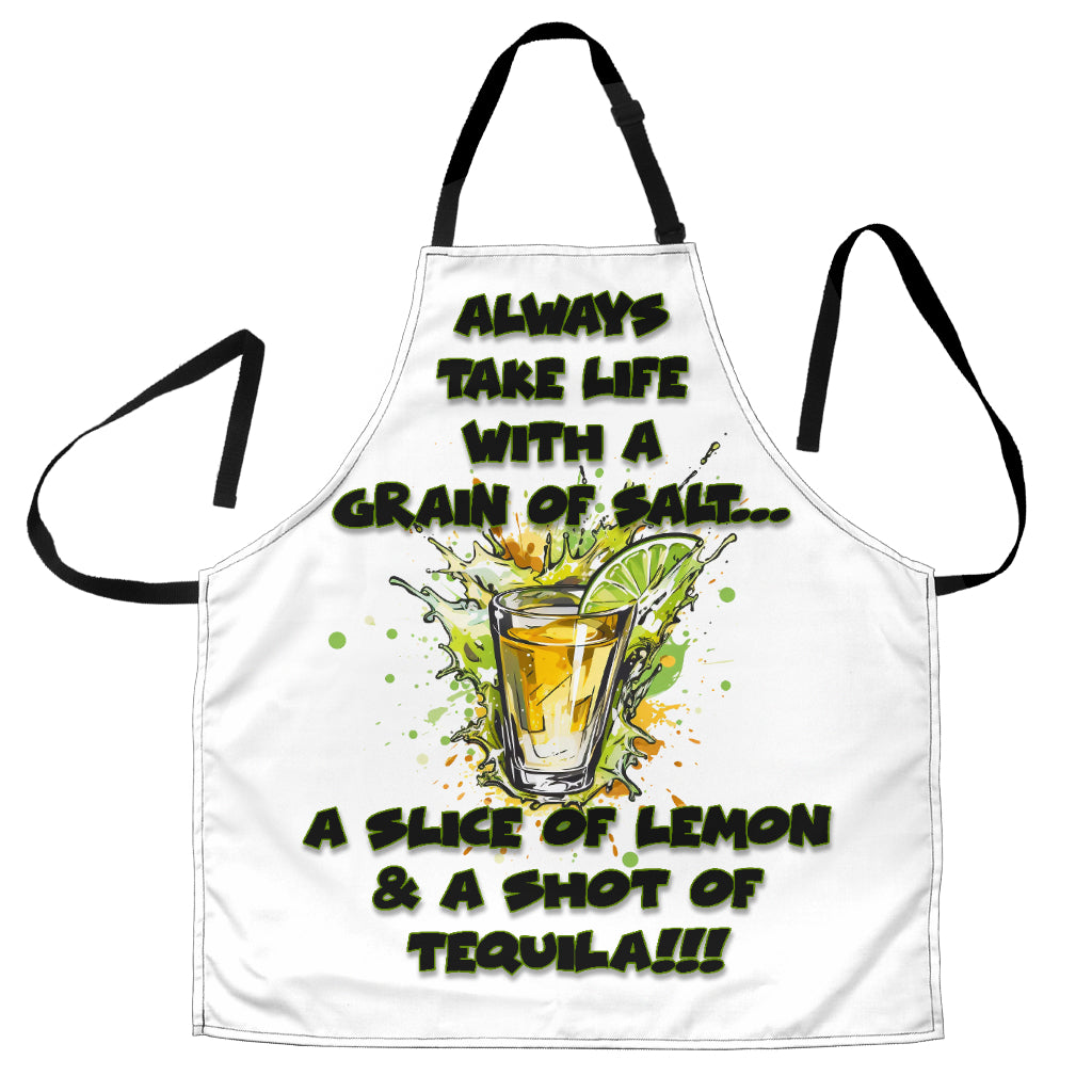 Tequila Themed Funny Aprons Universal Fit