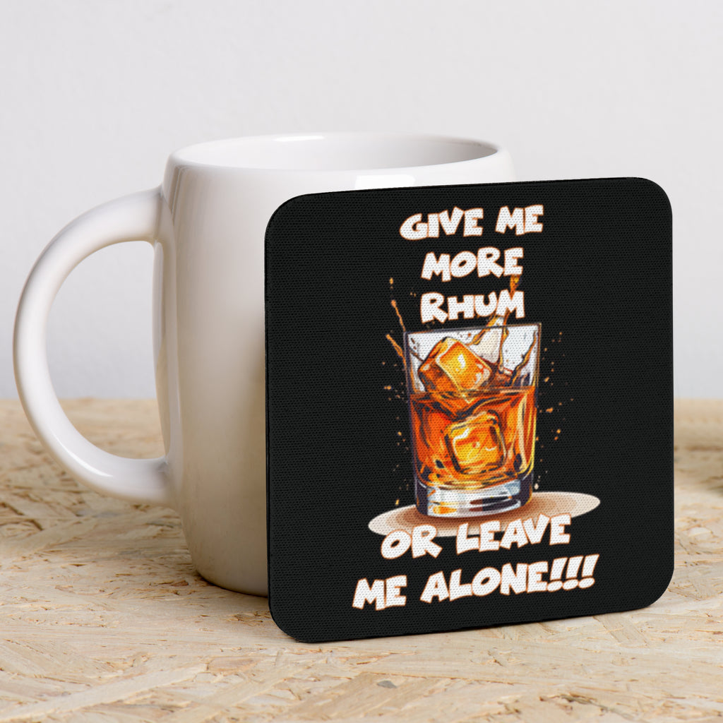 Rhum Themed Funny Coasters (Pack of 6)