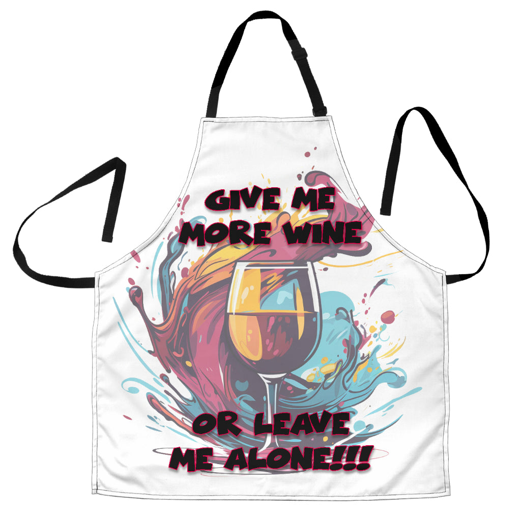 Wine Themed Funny Aprons Universal Fit